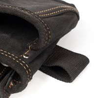 Сумка кожаная поясная без ремня, с 4 отделениями - СК-4