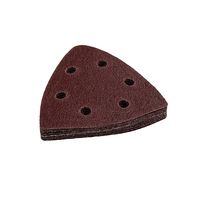 Насадка для МФИ ПРАКТИКА шлиф.листы, дельта, VELCRO, 6 отверстий 93 мм, P360 (10 шт), 240-478