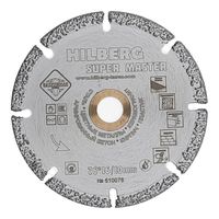 Диск алмазный отрезной 76*10 Hilberg Super Master