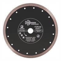 Диск алмазный отрезной 230*22,23 Турбо серия Grand hot press