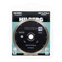 Диск алмазный отрезной 180*25.4 Hilberg Graphite Сплошной 1.2 мм,