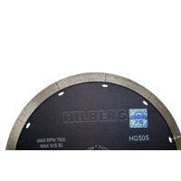 Диск алмазный отрезной 200*25.4 Hilberg Graphite Сплошной 1.3 мм,