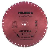 Диск алмазный отрезной 600*25,4 Hilberg Industrial Hard