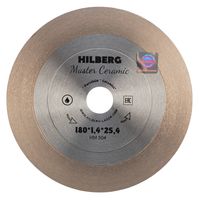 Диск алмазный отрезной 180*25,4 Hilberg Master Сeramic