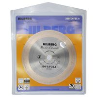 Диск алмазный отрезной 200*25,4 Hilberg Master Сeramic