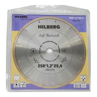 Диск алмазный отрезной 250*25,4 Hilberg Hyper Thin 1,2 mm