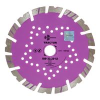 Диск алмазный отрезной 180*22,23*12 серия Tractor