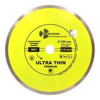 Диск алмазный отрезной 250*25,4 Сплошной ультратонкий hot press