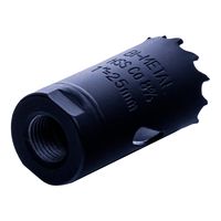 Коронка биметаллическая по металлу 25мм, крупный зуб, Hilberg Bi-Metal Cobalt 8% (М42),