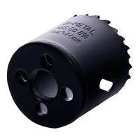 Коронка биметаллическая по металлу 44мм, крупный зуб, Hilberg Bi-Metal Cobalt 8% (М42),