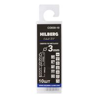 Сверло по металлу 3.0*61(33)мм (10шт) Hilberg Cobalt 5% TOP,