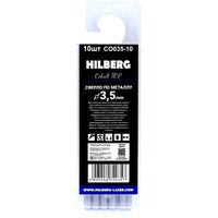 Сверло по металлу 3.5*70(39)мм (10шт) Hilberg Cobalt 5% TOP,