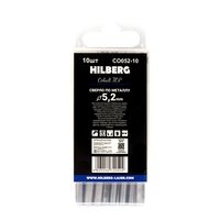 Сверло по металлу 5.2*86(52)мм (10шт) Hilberg Cobalt 5% TOP,