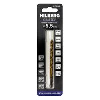 Сверло по металлу 5.5*93(57)мм Hilberg Cobalt 5% TOP,