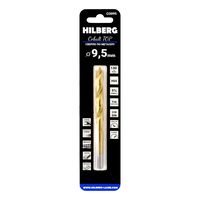 Сверло по металлу 9.5*125(81)мм Hilberg Cobalt 5% TOP,