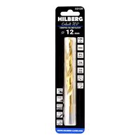 Сверло по металлу 12.0*151(101)мм Hilberg Cobalt 5% TOP,