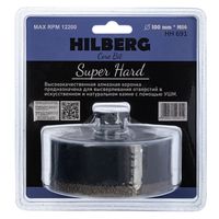 Коронка алмазная 100 мм Hilberg Super Hard M14