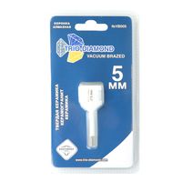 Коронка алмазная по керамограниту 5 мм, М14, Vacuum Brazed,
