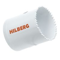 Коронка биметаллическая по металлу 38мм, мелкий зуб, Hilberg Bi-Metal Cobalt 8% (М42),