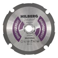 Диск пильный алмазный PCD Hilberg Industrial Фиброцемент 165*4T*20 mm