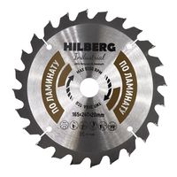 Диск пильный Hilberg Industrial Ламинат 165*20*24Т