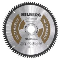 Диск пильный Hilberg Industrial Ламинат 230*30*80Т