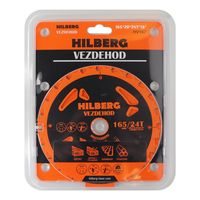 Диск пильный Hilberg Vezdehod 165*20*24Т*18 град.