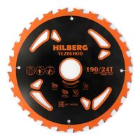 Диск пильный Hilberg Vezdehod 190*30*24Т*7 град.