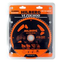 Диск пильный Hilberg Vezdehod 216*30*60Т*7 град.