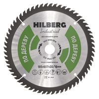 Диск пильный Hilberg Industrial Дерево 185*20/16*60Т
