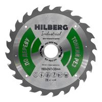 Диск пильный Hilberg Industrial Дерево тонкий рез 190*30*24Т