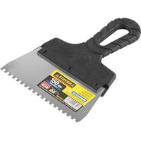 Шпатель STAYER "PROFESSIONAL" нерж., зубчатый , 150мм, зуб 4х4мм, 1009-15-04