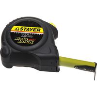 Рулетка STAYER "MASTER" AUTOLOCK, автостоп, 7.5м/25мм, 2-34126-07-25_z01