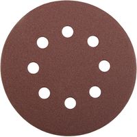 Круг STAYER "PROFI" из абразивной бумаги перфорированный, 125мм/ №80, 5шт, 3580-125-080