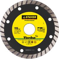 Круг алмазный STAYER "PROFESSIONAL", сегментированный 22,2х115мм, 3662-115_z01