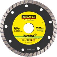 Круг алмазный STAYER "PROFESSIONAL", сегментированный 22,2х125мм, 3662-125_z01