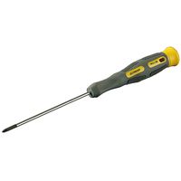 Отвертка STAYER "PRECISION" MAX-GRIP для точн работ, Cr-V, намагн, PH №0x150мм, 25826-0-150 G