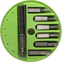 Набор STAYER Биты "MASTER" с магнитным адаптером в круглом мини-боксе, TORX 10,15,20,25,30,40, 7 пред, 26077-H7
