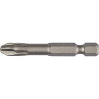 Биты KRAFTOOL "ЕХPERT" торсионные кованые, Cr-Mo сталь, E 1/4", PZ3, 50мм, 2шт, 26123-3-50-2