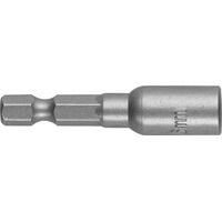 Бита STAYER "PROFI" с торцовой головкой, "Нат-драйвер", магнитная, - E 1/4", длина 48 мм, 6мм, 1шт, 26390-06