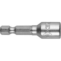 Биты ЗУБР "МАСТЕР" с торцовой головкой, магнитные, Cr-V, E 1/4", 8х45мм, 2шт, 26392-08-02