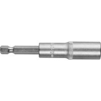 Бита KRAFTOOL с торцовой головкой, удлиненная, Cr-V, хвостовик E1/4", 10мм, 26396-10