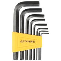 Набор STAYER Ключи "STANDARD" имбусовые, 2 - 10мм, 8 шт, 27405-H8