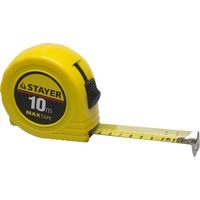 Рулетка STAYER "МASTER" "MaxTape", 10м/25мм, 34014-10-25