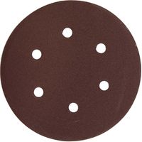 Круг шлифовальный ЗУБР "МАСТЕР", 6 отверстий, Р120, 150мм (5шт), 35566-150-120