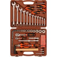 Набор инструмента универсальный 1/4", 1/2"DR, 88 предметов