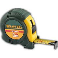 Рулетка KRAFTOOL "EXPERT" с нейлоновым покрытием, обрезин. корпус, 3м/13мм, 34122-03_z01