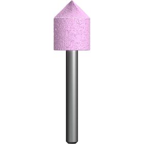 Шарошка абразивная ПРАКТИКА оксид алюминия, цилиндрическая заостренная 18х22 мм, хвост 6 мм, блистер, 641-176