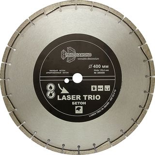 Диск алмазный Trio-Diamond Segment Лазер Бетон 400*10*25.4/12 мм