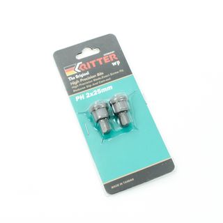 Бита Ritter WP PH 2x25 мм с ограничителем (сталь S2) (2 шт. в блистерной упаковке) (1200/120/2)